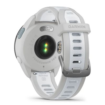 GARMIN Forerunner 165 Music สมาร์ทวอทช์ (43mm, ตัวเรือนสี Mist Gray/Whitestone, สายสี Mist Gray/Whitestone)